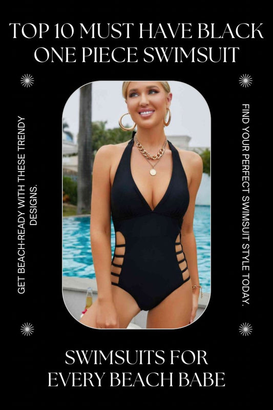 Top 10 Must-Have Black One Piece Swimsuits For Every Beach Babe - Firefly Lane Boutique1