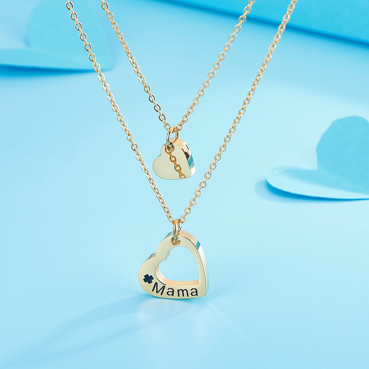 Double Heart Necklace for Mom #Firefly Lane Boutique1
