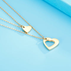 Double Heart Necklace for Mom #Firefly Lane Boutique1