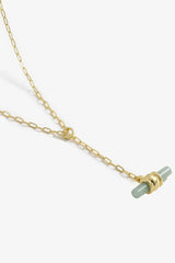 Gold Plated Drop Bar Pendant Necklace #Firefly Lane Boutique1