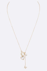 Mix Gold Charm Necklace 14k Gold Plated #Firefly Lane Boutique1