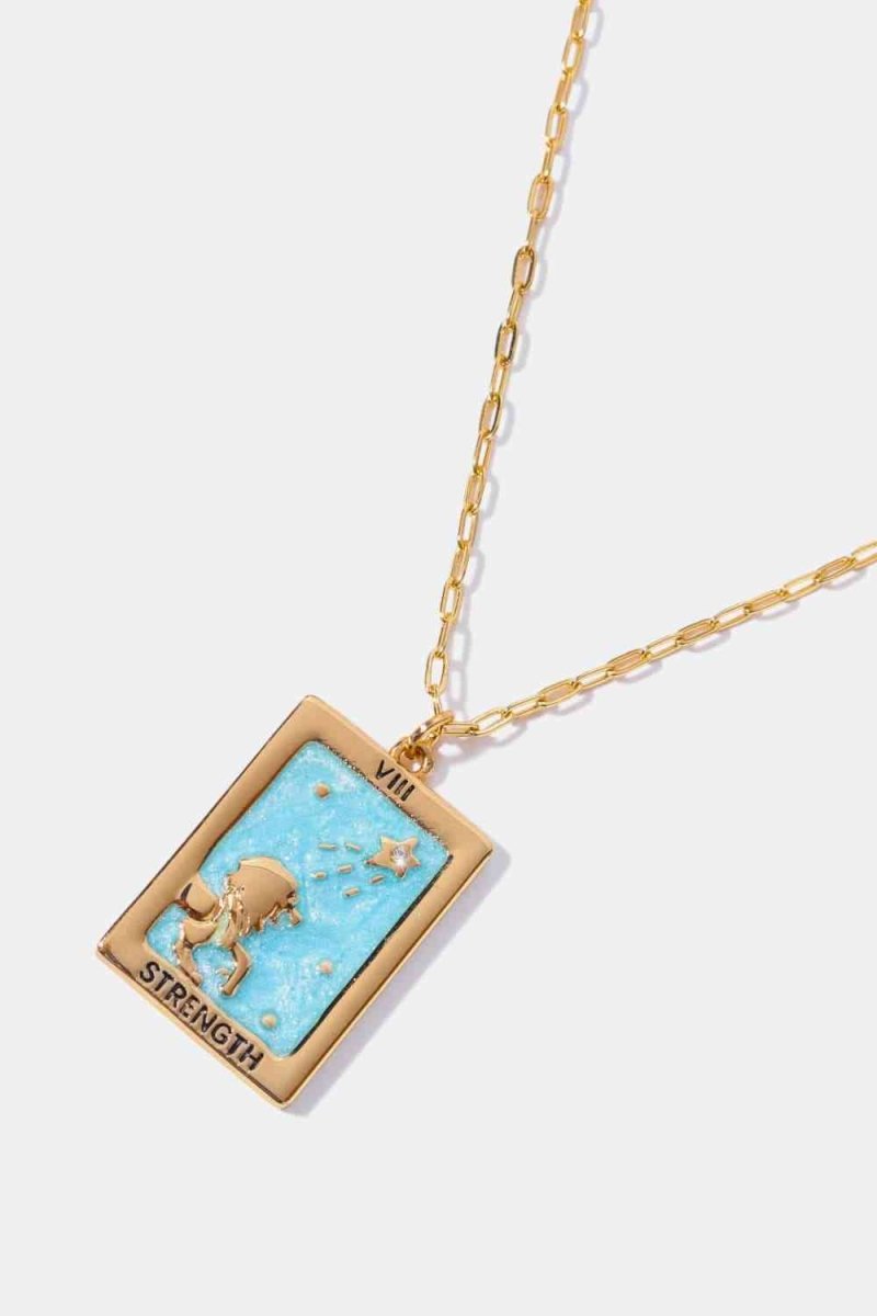 14k Tarot Card Gold Pendant Necklace #Firefly Lane Boutique1