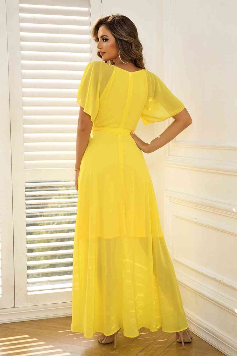 Lemonade Dream Yellow Maxi Dress #Firefly Lane Boutique1
