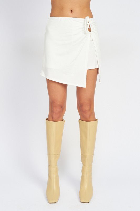 Pure Breeze White Mini Skirt #Firefly Lane Boutique1