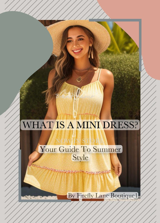 What Is a Mini Dress? Your Guide to Summer Style - Firefly Lane Boutique1