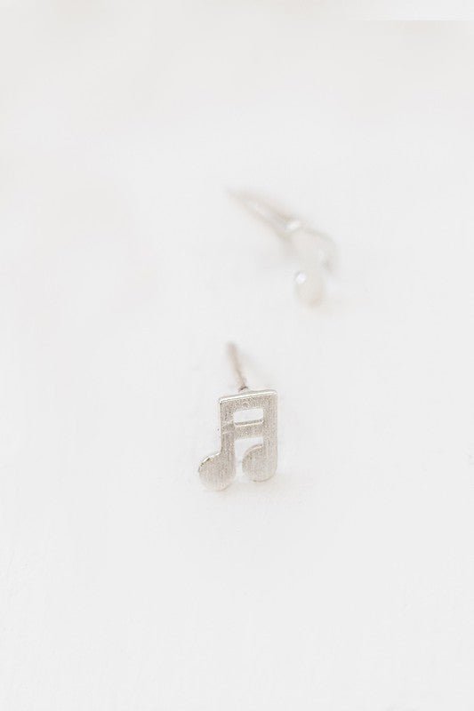 925 Sterling Silver Musical Note Earrings #Firefly Lane Boutique1