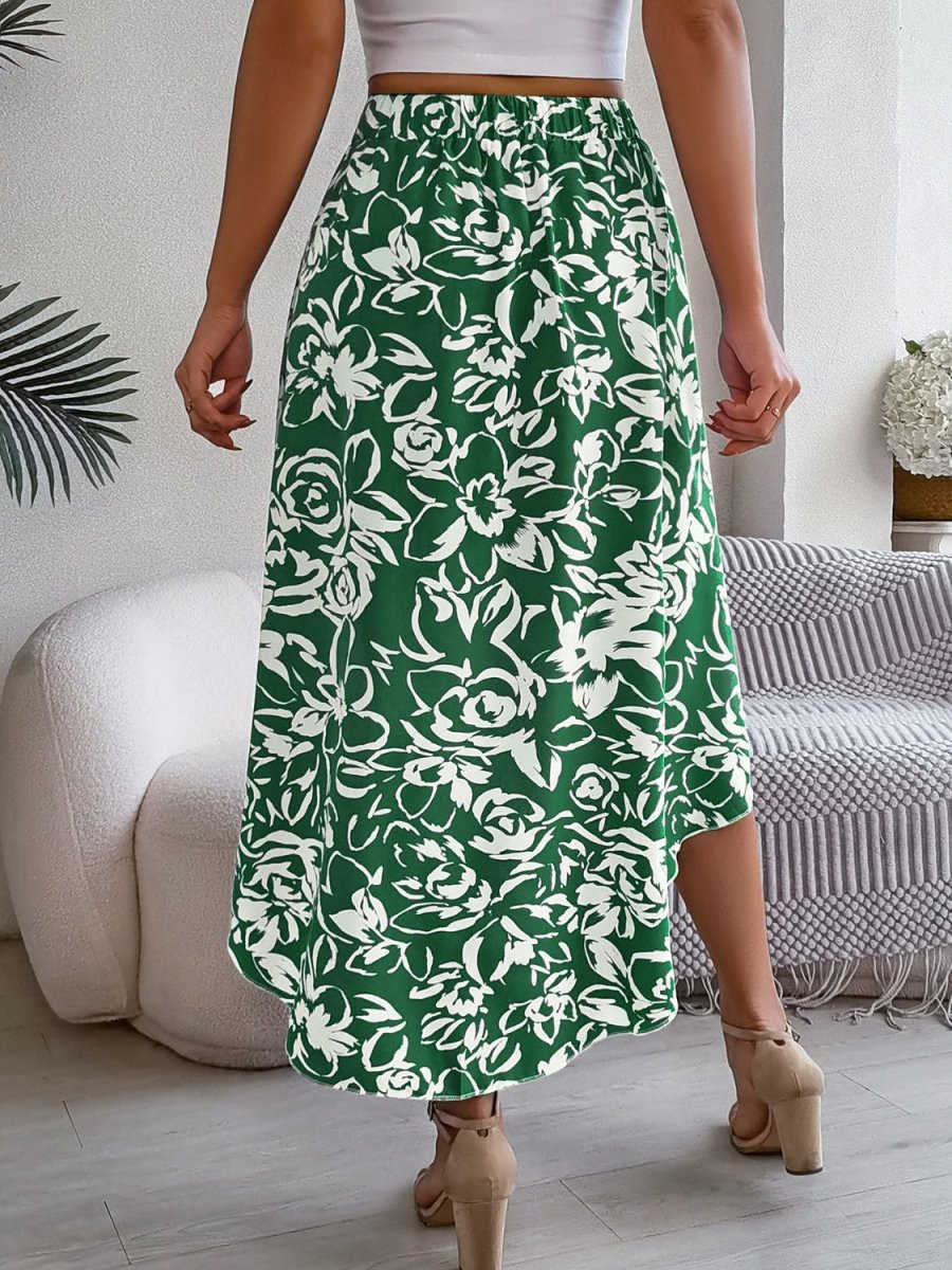 Blossom Breeze High Waisted Midi Skirt #Firefly Lane Boutique1