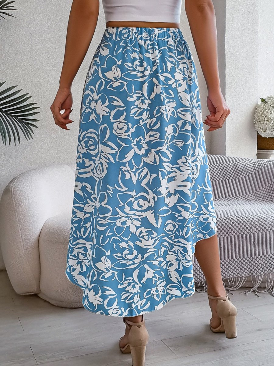 Blossom Breeze High Waisted Midi Skirt #Firefly Lane Boutique1