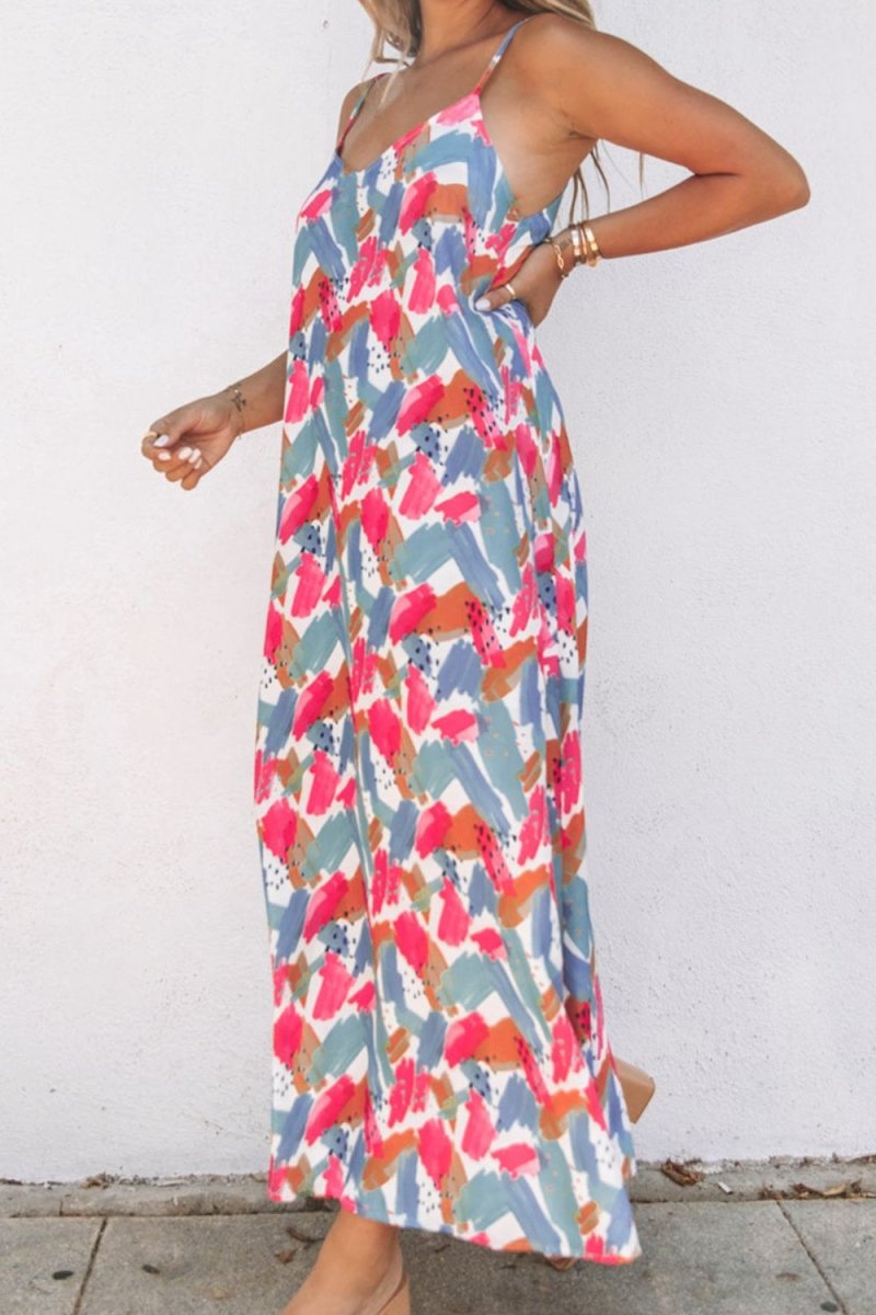 Brighter Days Midi Casual Summer Dresses #Firefly Lane Boutique1