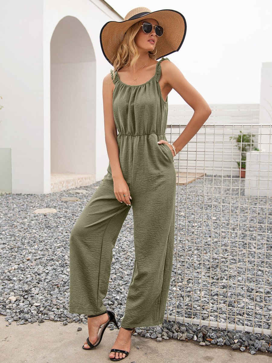 Casual Jumpsuit for Women with Pockets #Firefly Lane Boutique1
