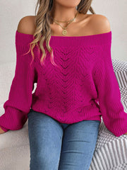 Charming Off Shoulder Sweater #Firefly Lane Boutique1