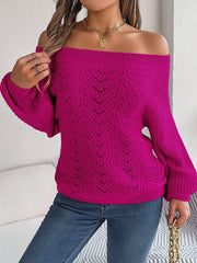 Charming Off Shoulder Sweater #Firefly Lane Boutique1