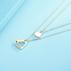 Double Heart Necklace for Mom #Firefly Lane Boutique1