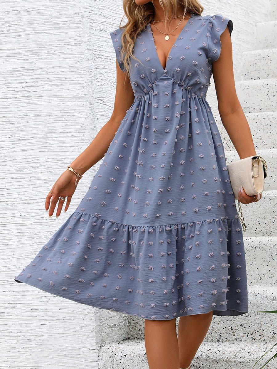 Dusty Blue Dress: Elegance and Charm in Every Detail #Firefly Lane Boutique1