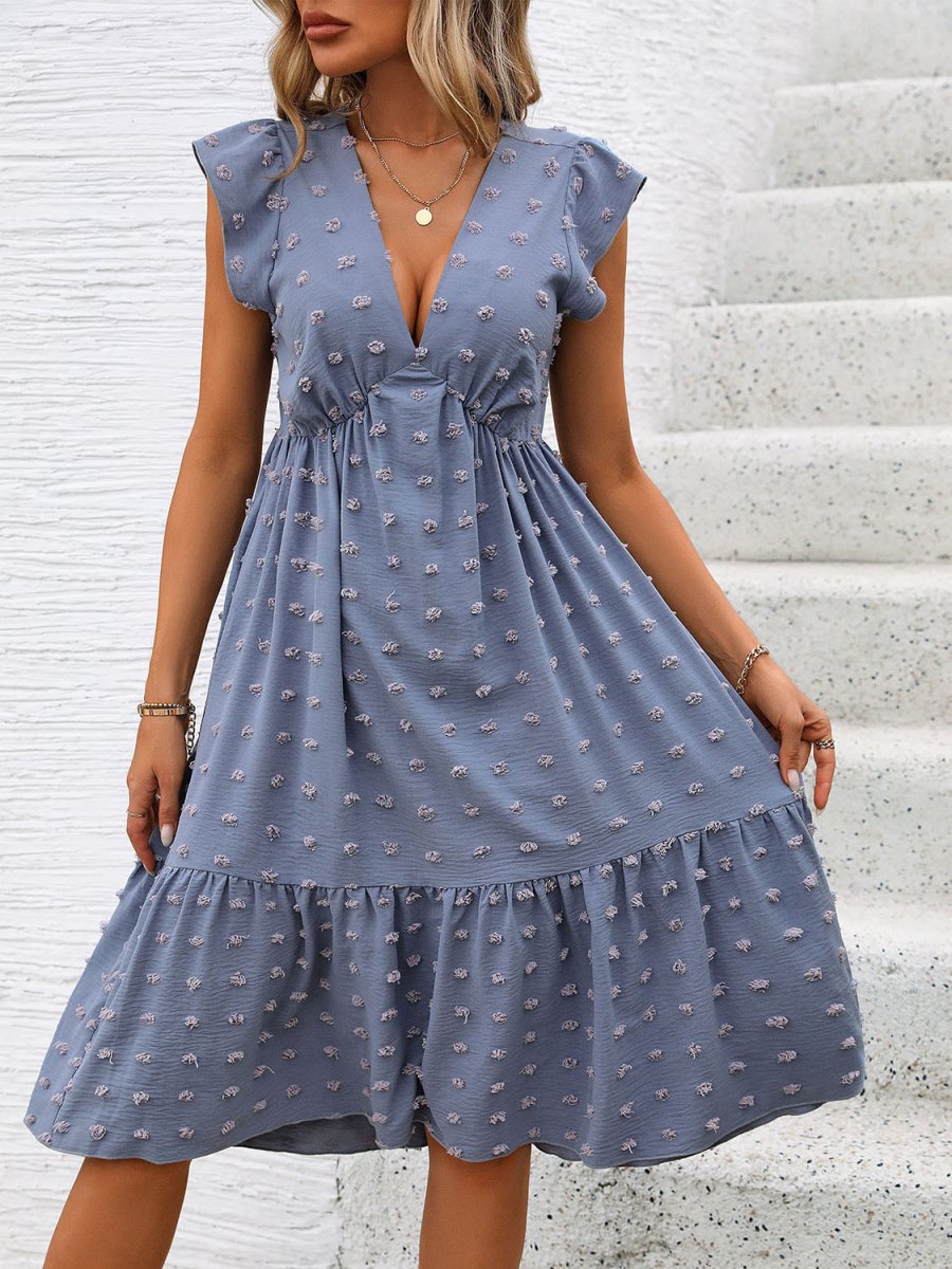 Dusty Blue Dress: Elegance and Charm in Every Detail #Firefly Lane Boutique1