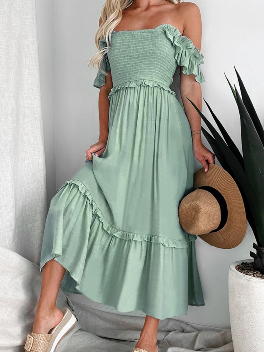 Elegant Green Maxi Dress for Stunning Summer Style #Firefly Lane Boutique1