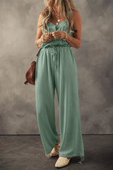 Elegant Green Sage Jumpsuit – Perfect for Summer Casual Wear #Firefly Lane Boutique1