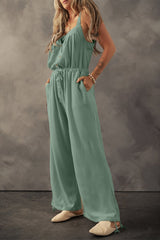 Elegant Green Sage Jumpsuit – Perfect for Summer Casual Wear #Firefly Lane Boutique1