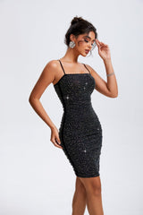 Glimmering Night Black Sequin Dress #Firefly Lane Boutique1