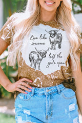 Graphic Bull T-Shirt with Short Sleeve #Firefly Lane Boutique1