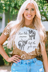 Graphic Bull T-Shirt with Short Sleeve #Firefly Lane Boutique1