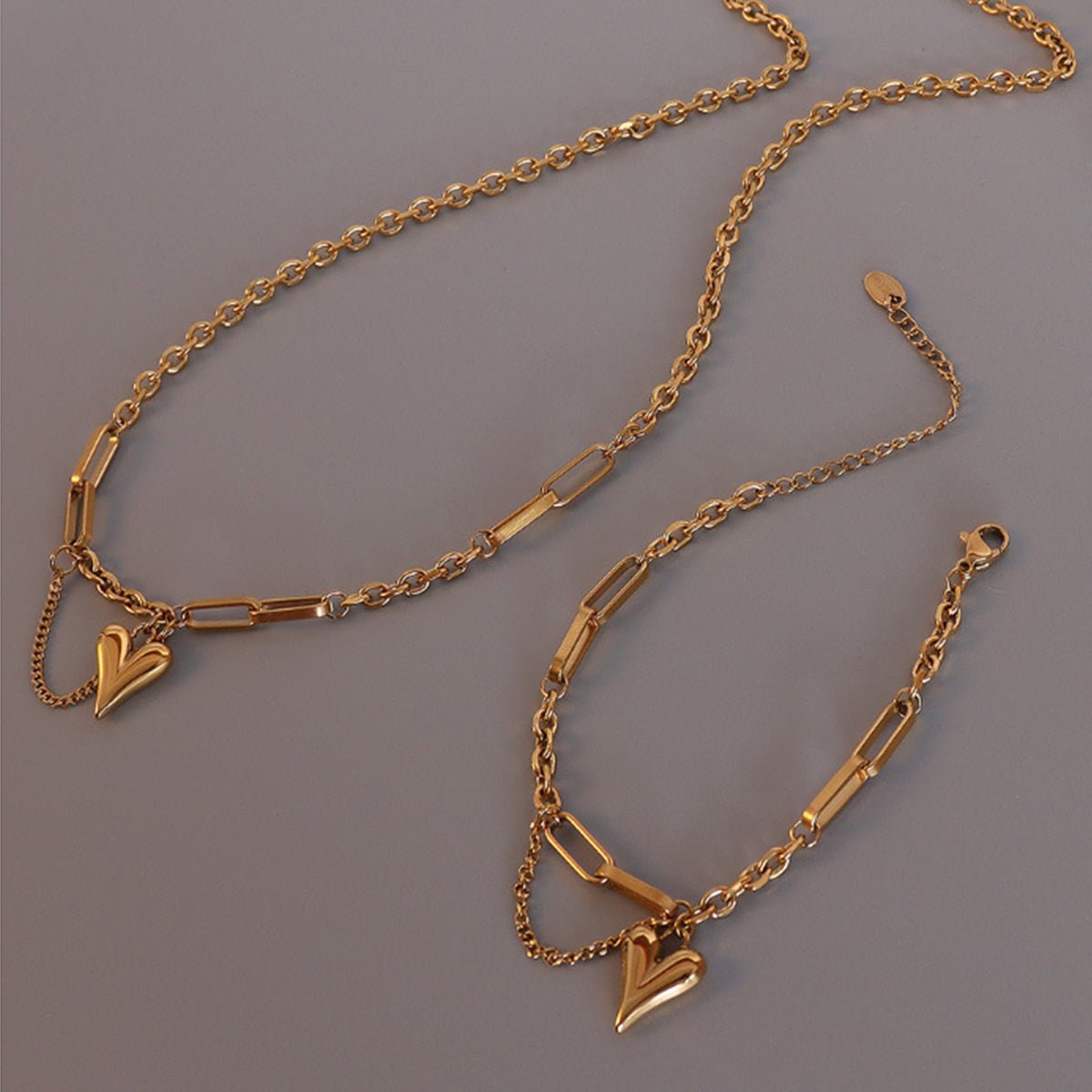 Heart Necklace Gold Pendant 18k Chain #Firefly Lane Boutique1