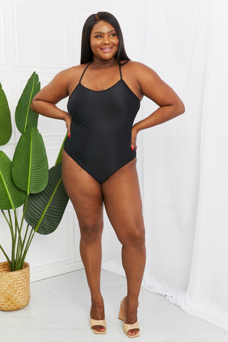 High Tide Black Swimsuits Women with a Strappy Back #Firefly Lane Boutique1