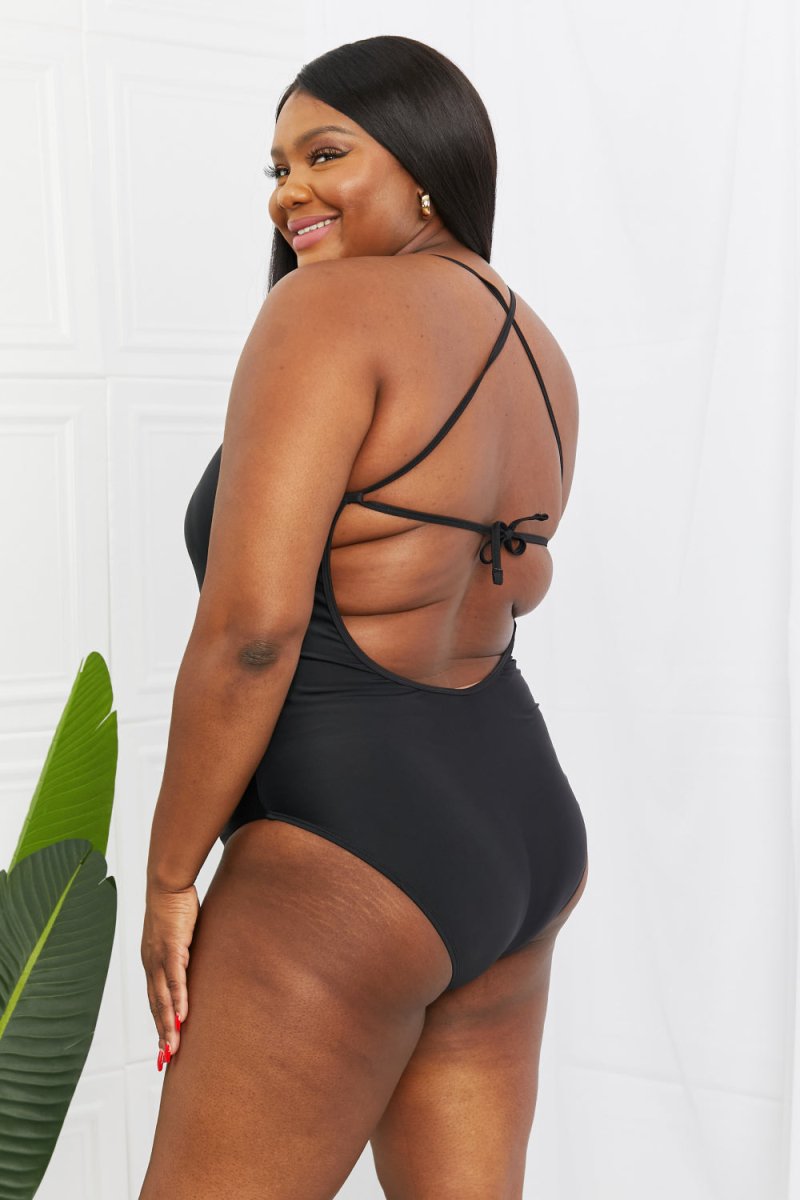 High Tide Black Swimsuits Women with a Strappy Back #Firefly Lane Boutique1