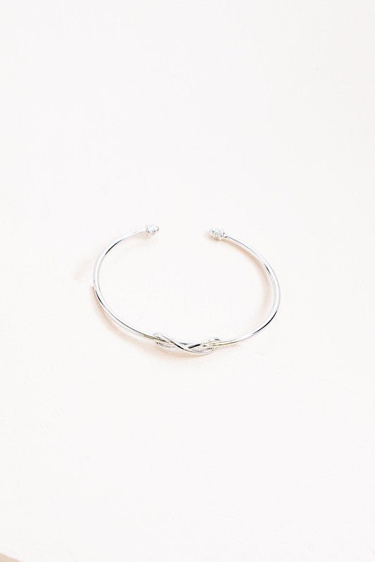 Infinity Bracelet Silver Cuff #Firefly Lane Boutique1