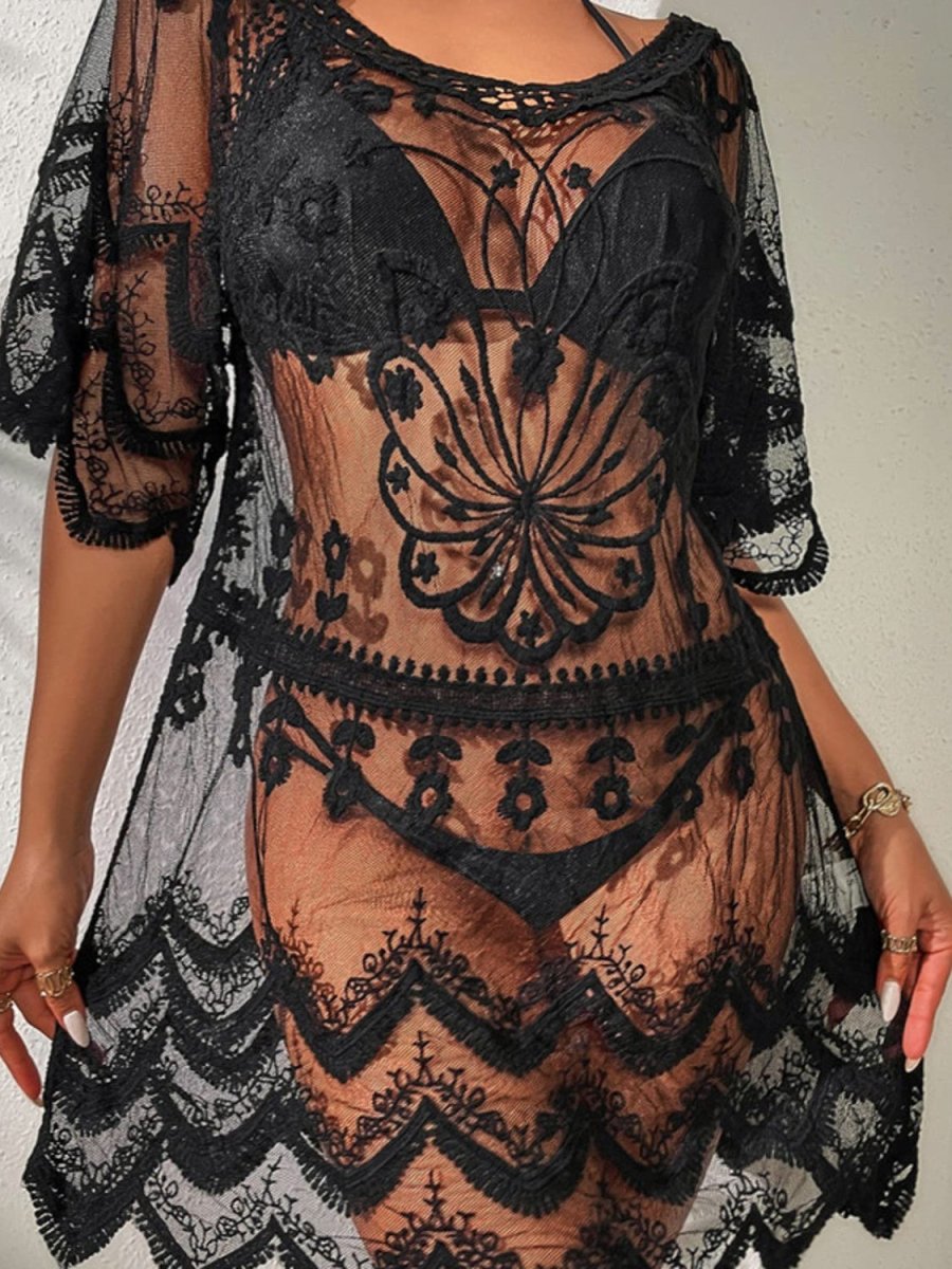 Lace Cover Up for The Ultimate Beach Look #Firefly Lane Boutique1