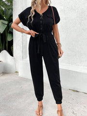 Midnight Breeze Women’s Black Jumpsuit #Firefly Lane Boutique1