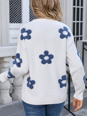 Petal Pusher Flower Sweater #Firefly Lane Boutique1