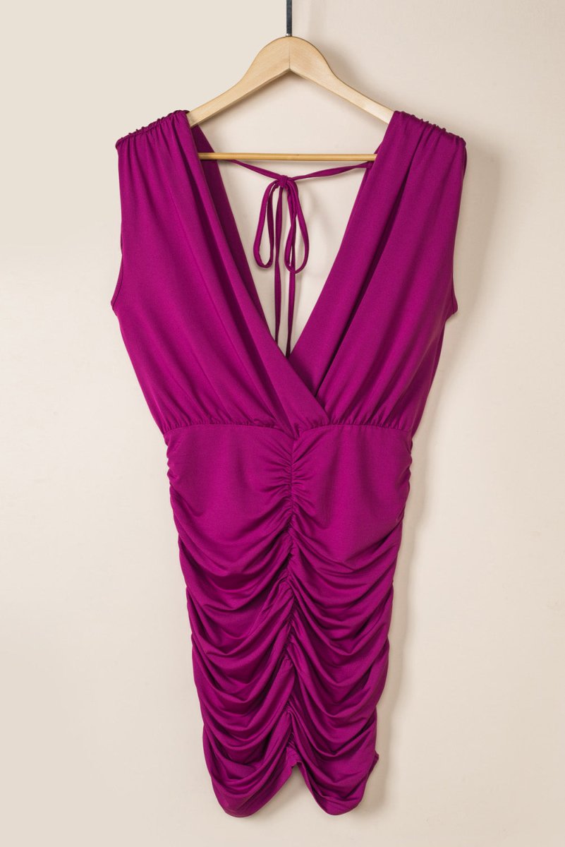 Plum Perfection Mini Purple Formal Dress #Firefly Lane Boutique1