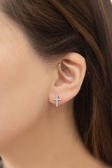 Pray Today Cross Earrings Studs #Firefly Lane Boutique1