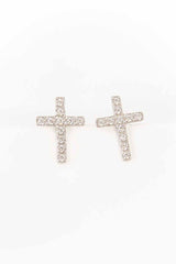 Pray Today Cross Earrings Studs #Firefly Lane Boutique1