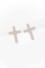 Pray Today Cross Earrings Studs #Firefly Lane Boutique1