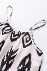 Printed Maxi White and Black Dress #Firefly Lane Boutique1