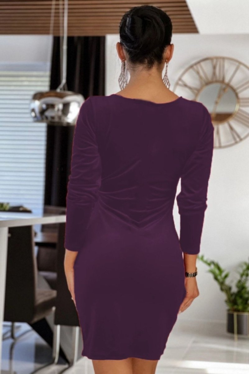 Royal Affair Mini Long Sleeve Formal Dresses #Firefly Lane Boutique1