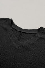 Shadow Sky V-Neck Black T-shirts #Firefly Lane Boutique1
