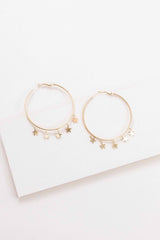 Star Hoop Earrings Celebrate In Style #Firefly Lane Boutique1