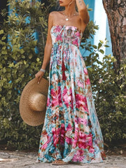 Strapless Maxi Dress: Embrace Effortless Summer Elegance #Firefly Lane Boutique1