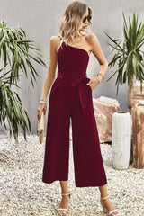 Summer Style One-Shoulder Jumpsuit #Firefly Lane Boutique1