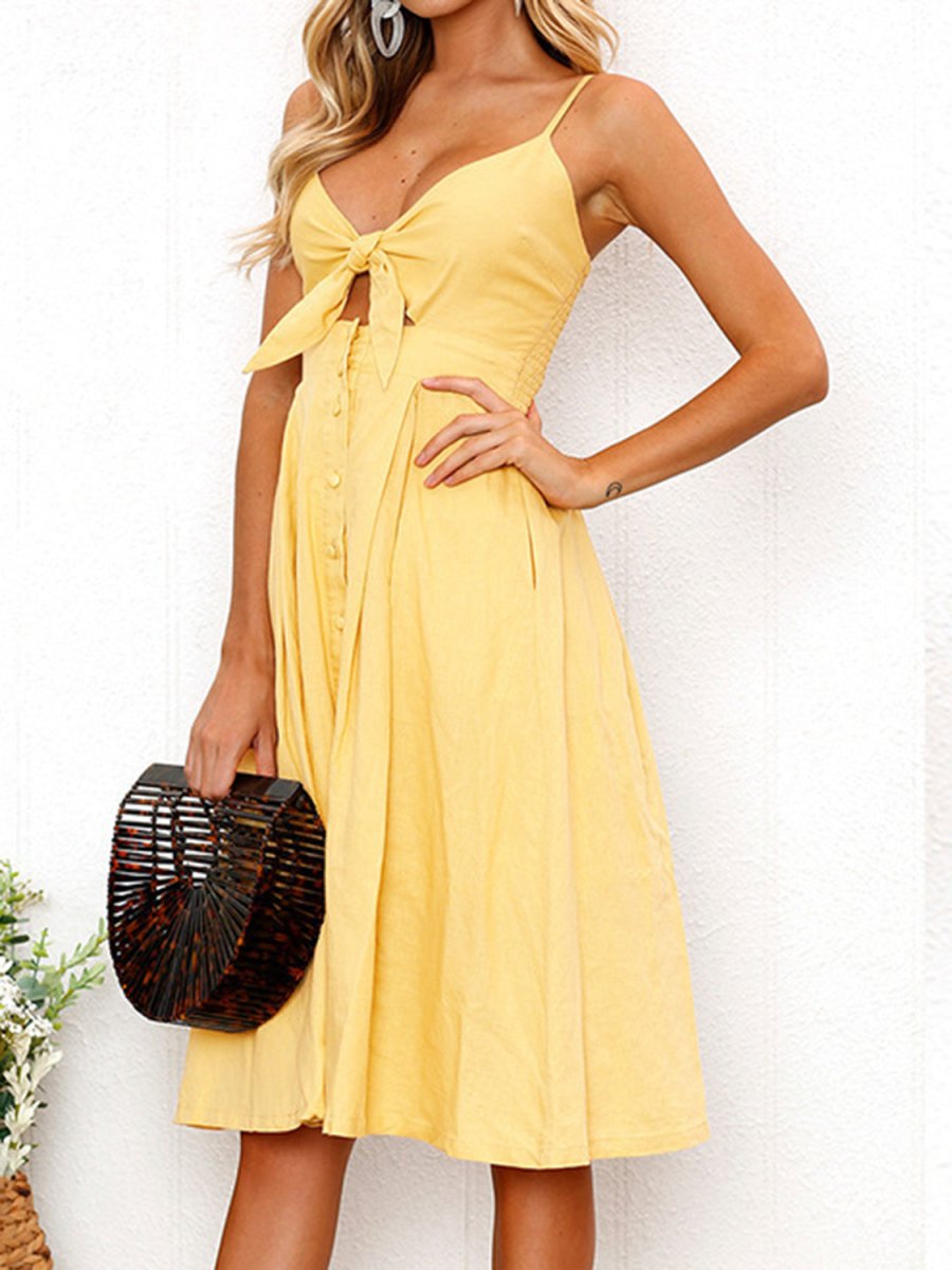 Sun Kissed Serenity Smocked Cami Dresses #Firefly Lane Boutique1