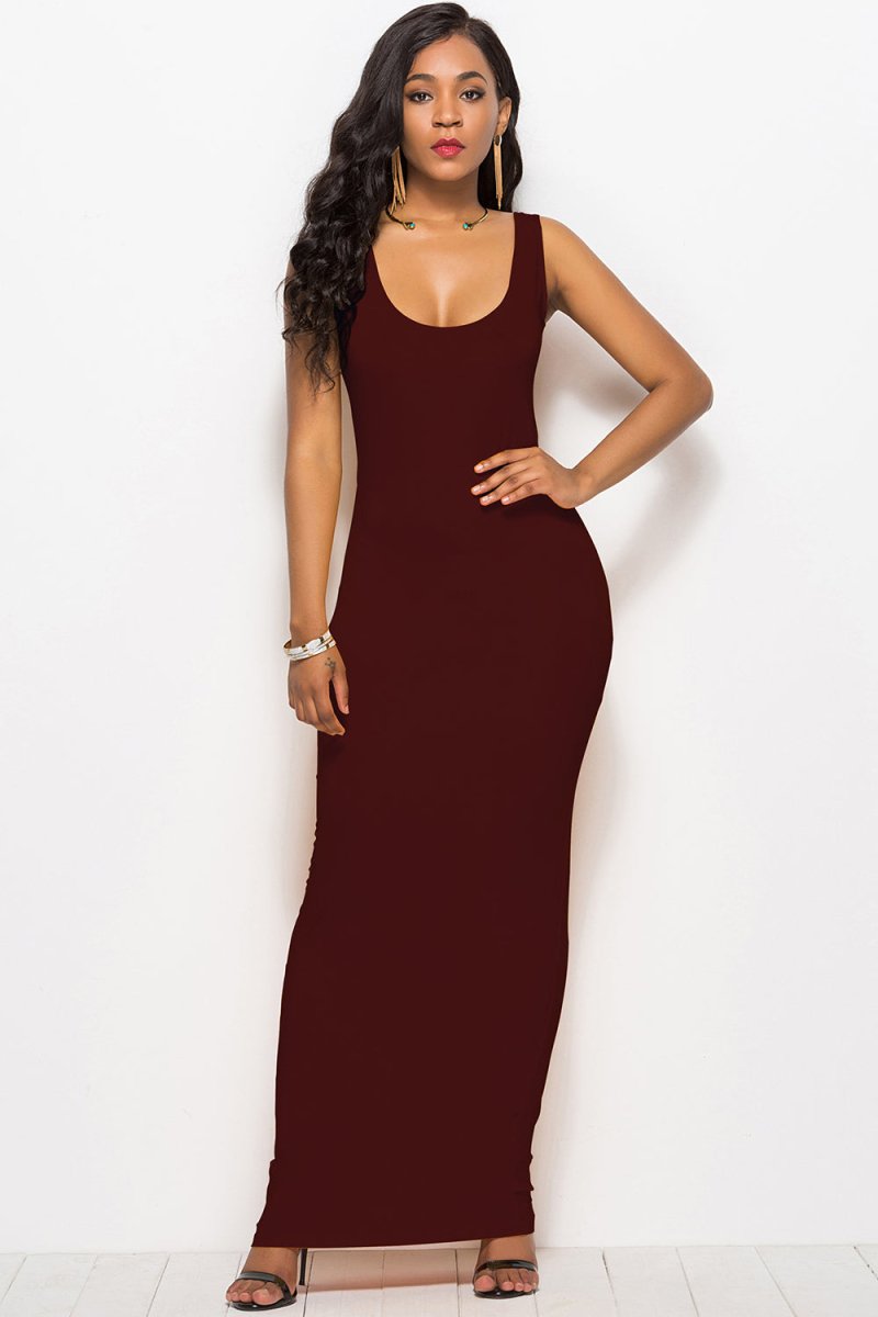 Tank Maxi Dress with Wide Straps - Summer Style #Firefly Lane Boutique1