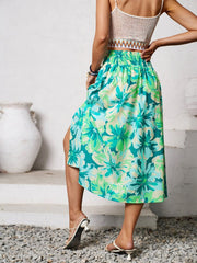 Whispering Wind A - Line Midi Skirt #Firefly Lane Boutique1