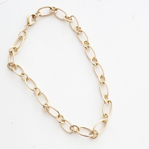 Willa Oval Gold Chain Bracelet #Firefly Lane Boutique1