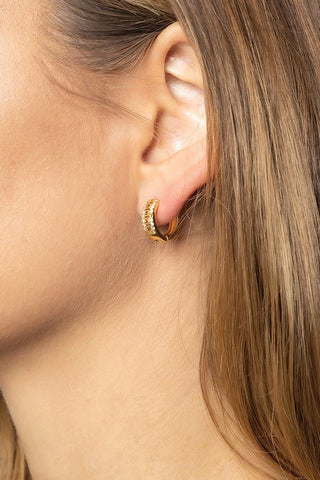 14K Gold Huggies Earrings #Firefly Lane Boutique1