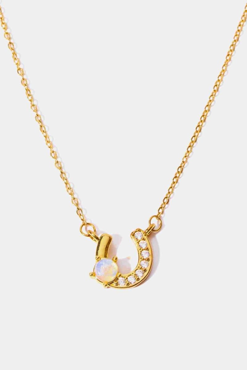 14k Gold Plated Horse Shoe Necklace #Firefly Lane Boutique1