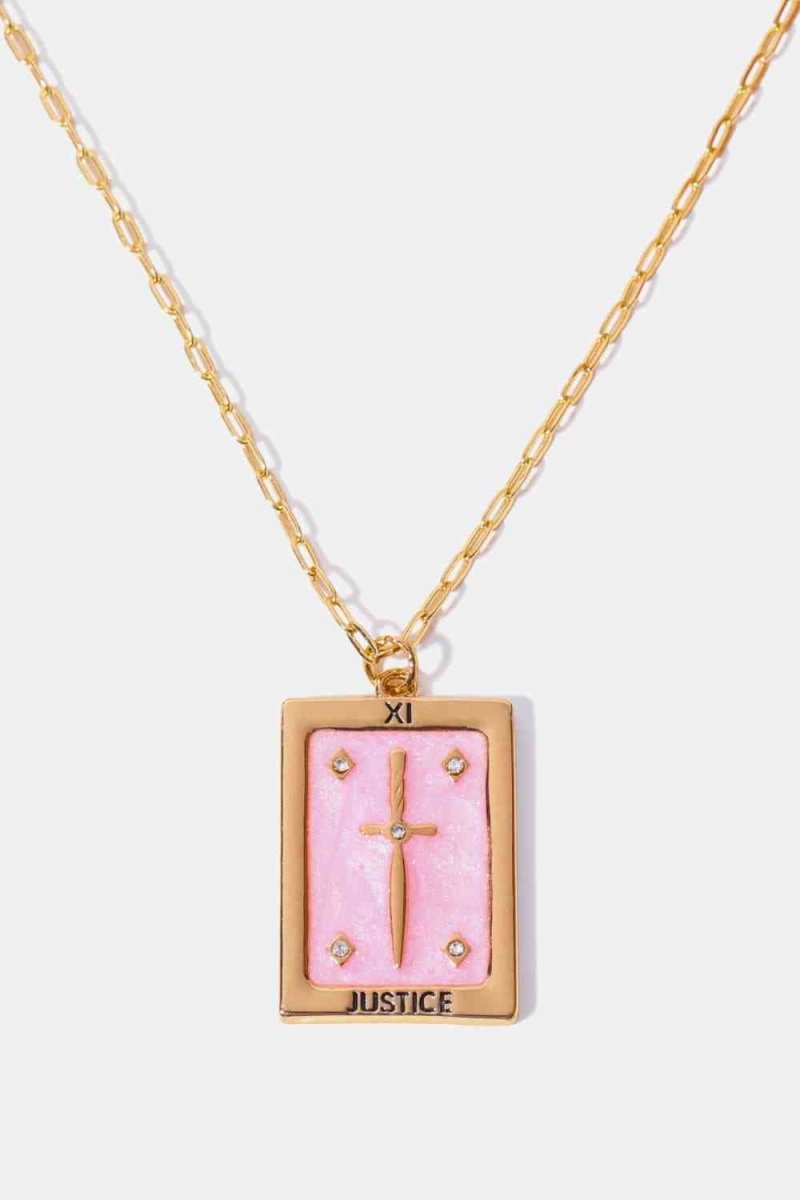14k Tarot Card Gold Pendant Necklace #Firefly Lane Boutique1