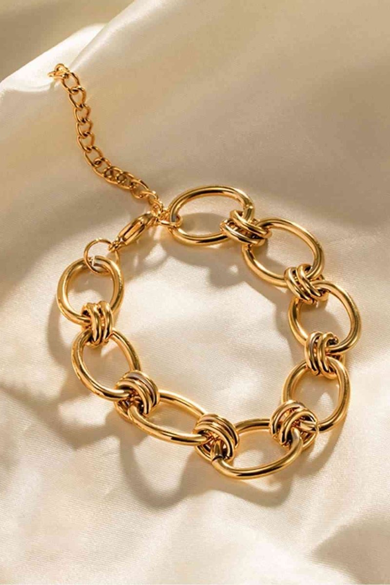 18k Chunky Gold Chain Bracelet #Firefly Lane Boutique1